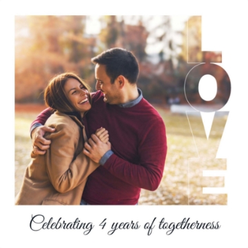 Picture of Love 1-Anniversary - 12x12