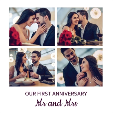 Picture of Our First Anniversary - 12x12