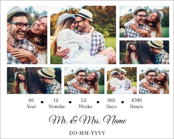 Picture of One Year together - 18x24