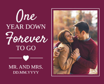Picture of Happy Anniversary - 24x36