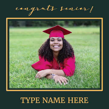 Picture of Congrats senior - 12x12