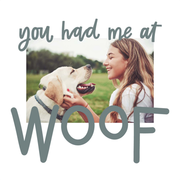 Picture of You had me at Woof - 8x8