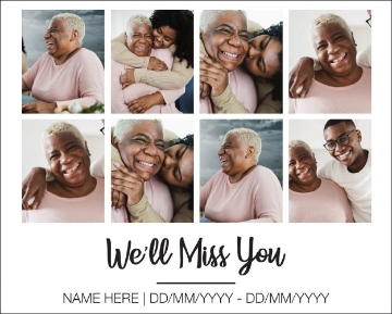 Picture of We'll miss you - 11x14