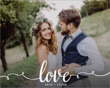Picture of Love-typo - 24x36