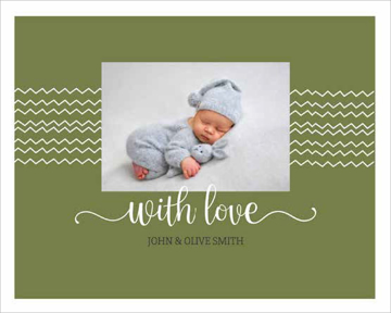 Picture of With Love Boy- 16x20