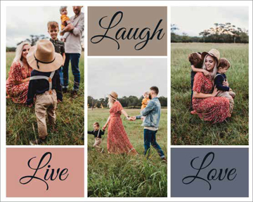 Picture of Live Laugh Love - 30x40