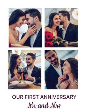 Picture of Our First Anniversary - 20x16