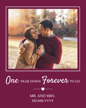 Picture of Happy Anniversary - 20x16