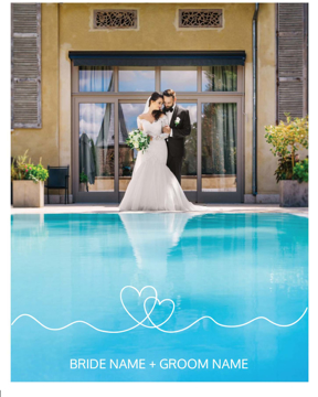 Picture of Bride + Groom - 20x16