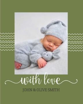 Picture of With Love Boy - 14x11