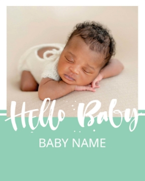 Picture of Hello Baby - 20x16