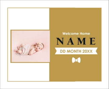 Picture of Welcome Home Girl - 18x24
