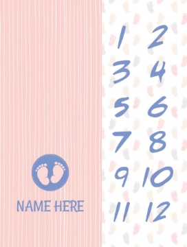 Picture of Baby-04 80x60 Fleece