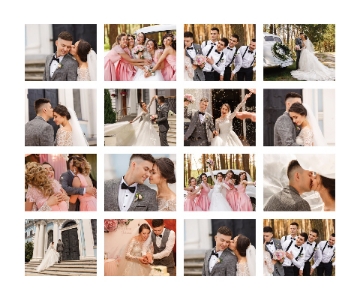 Picture of Blanket Collage -05 50x60 Sherpa