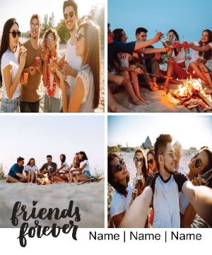 Picture of Friends-01 60x50 Plush (No Bleed)