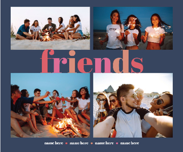 Picture of Friends-07 50x60 Fleece