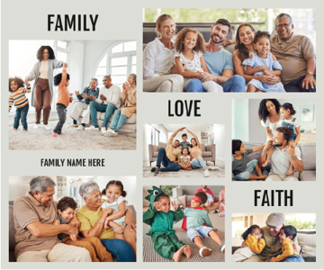 Picture of Family-07 50x60 Fleece