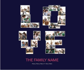 Picture of Family-10 50x60 Plush (No Bleed)