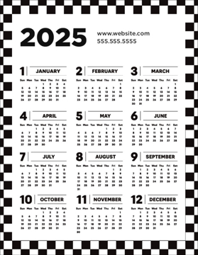 Picture of Vertical Magnet Calendar 9