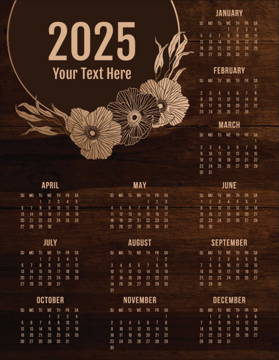 Picture of Vertical Magnet Calendar 12