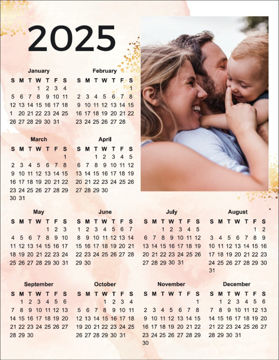 Picture of Vertical Magnet Calendar 18