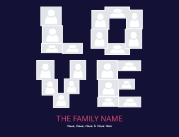 Picture of Family-10 30x40 Fleece (Bleed)