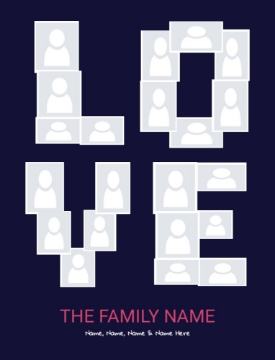 Picture of Family-10 40x30 Fleece (Bleed)