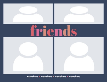 Picture of Friends-07 30x40 Sherpa (Bleed)